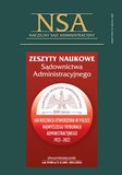 e-prasa: Zeszyty Naukowe Sądownictwa Administracyjnego – 5-6/2022